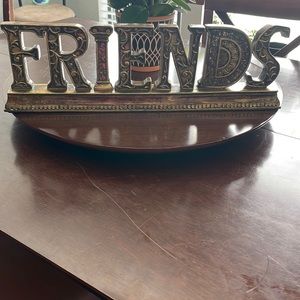 ‘Friends’ ceramic home decor/sign.